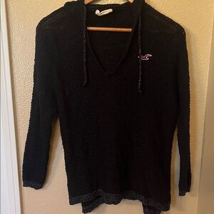 Hollister Navy V-Neck Women's Sweater
